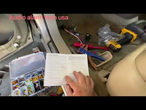 Cómo instalar alarma para los seguros 98/99/2000/01 /02 Lexus RX300 parte 2