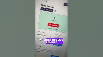 Using #StudyFetch to record #lectures in real time AND make summary notes ￼😲 #university #studyhack