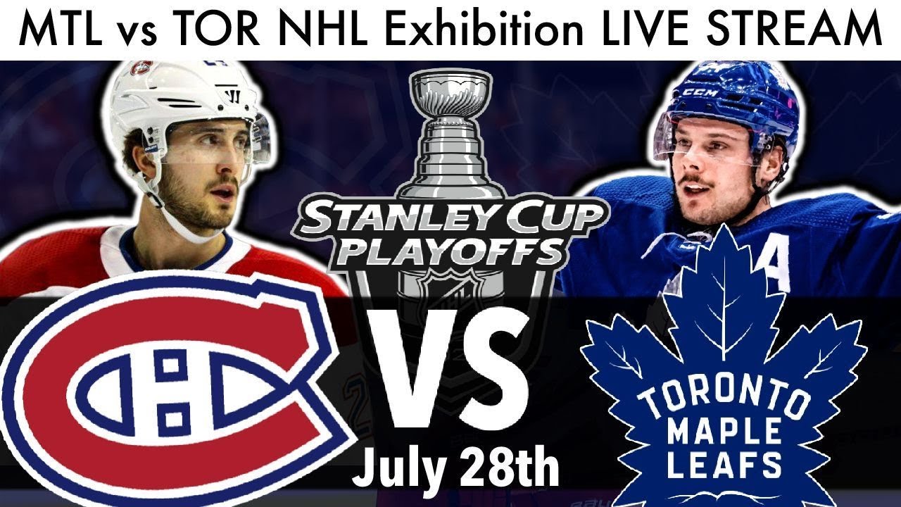 Canadiens vs Maple Leafs NHL EXHIBITION GAME LIVE STREAM! (2020 Reaction and MTL/TOR Streams Talk)