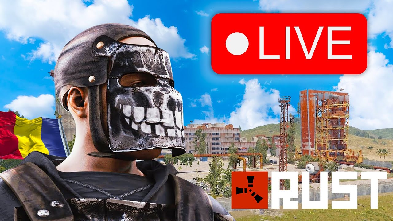 Cu Rust PRIMUL LIVE CU RUST | SOLO la 5200 de ORE - YouTube