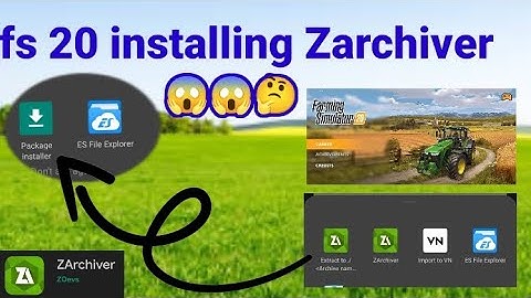 FS 20 INDIAN TARCTOR MOD DOWNLOAD FS 20 INSTALLING ZArchiver and password in ZArchiver🤔@YTSidhuu