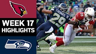 Cardinals vs. Seahawks | NFL Week 17 Game Highlights