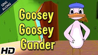 Goosey Goosey Gander(HD) SING ALONG Nursery Rhyme | Popular Nursery Rhymes | Shemaroo Kids