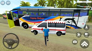 Luxury Coach Bus Driving In Indonesia - Drive Between Cities - Android Gameplay screenshot 5