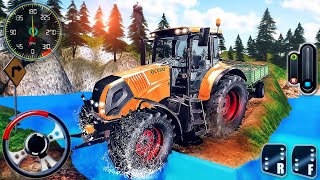 Heavy Tractor Trolley Cargo Driver - Farming Offroad Transport Simulator 3D - Android GamePlay #2 screenshot 5