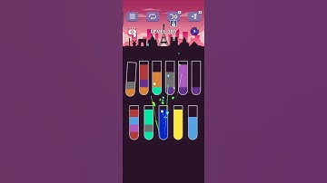 water sort puzzle level 389 guru #games #gaming #gameplay