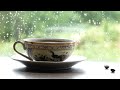 Rain with Jazz Piano and Saxophone Music - Relax Rainy Jazz Cafe