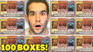 Opening 100 BOXES Of Yugioh's 25th ANNIVERSARY!