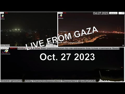 GAZA LIVE : Palestine,GAZA  |  Multi-cams | Stream #53