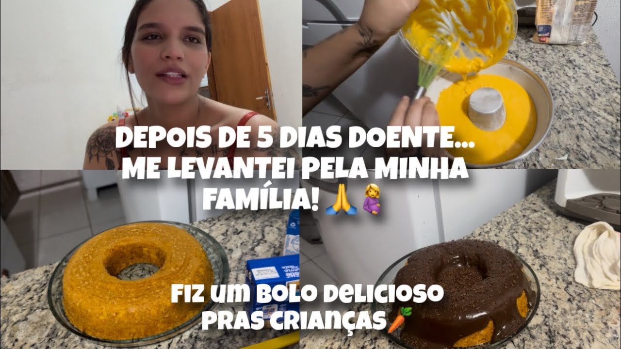 • FOI DIFÍCIL MAS EU REAGI! 🤰🙌 FIZ BOLO e UM LANCHE QUE TODO MUNDO AMOU AQUI EM CASA!