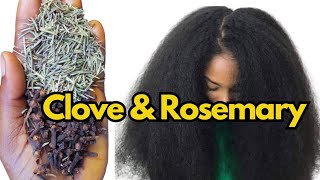 How to apply clove and Rosemary water for Hair growth.