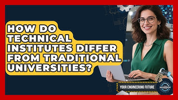 How Do Technical Institutes Differ From Traditional Universities? - Your Engineering Future