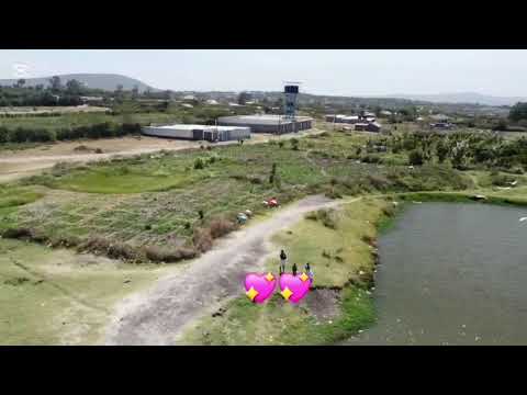 Amazing Drone View on Water Hole