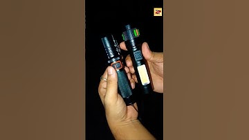 MZ 035 Torch Vs MZ MO36  (ZOOMABLE METAL LED TORCH) zoom Test | #ytshorts #torchlight #shorts #tech