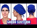 CÓMO HACER GORRO SANITARIO /GORRO QUIRÚRGICO AJUSTABLE PARA HOMBRES Y MUJERES! -PATRÓN GRATIS- MariG