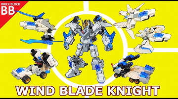 Wind Blade Knight (FINAL) ⚡️ Speed build How to make Robot Lego Transformers combiner Jie Star 69000