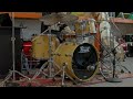Pearl World Series Natural Satin Drum Set 14x20 8x12 and 14x14