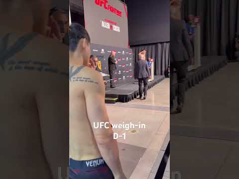 UFC 계체량 통과 [KOREAN SUPERBOY] thumbnail