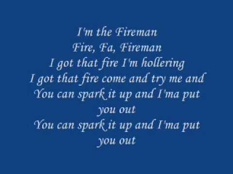 Музыка-fire man Fireman with lyrics - YouTube