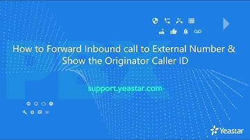 How to Forward Inbound Call to External Number & Show the Originator Caller ID