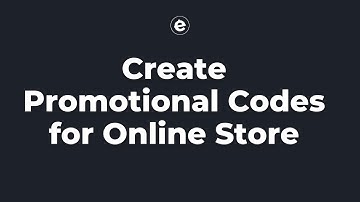 Create Promotional Codes for Online Store using eatOS Dashboard