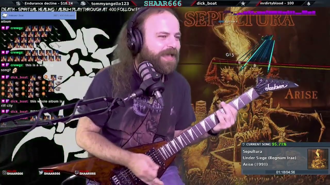 Sepultura - Arise | Full Album Playthrough | Rocksmith 2014 Gameplay