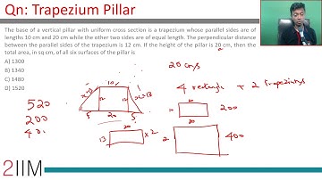 CAT 2017 Question | Slot - 2 |  Trapezium Pillar