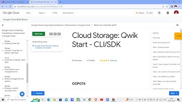 Cloud Storage: Qwik Start - CLI/SDK || Lab Tutorial | Step By Step Tutorial || GDSC 2023