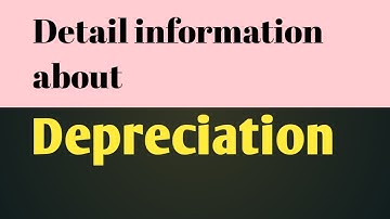 #Depreciation detail information about depreciation Q.no 1  by Anil GOSWAMI #Accountsbaba