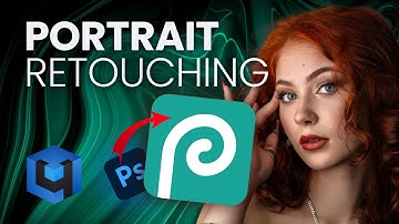Free portrait retouching in Photopea with AI tutorial