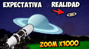 ¿Cómo puedo ver Saturno con un telescopio?