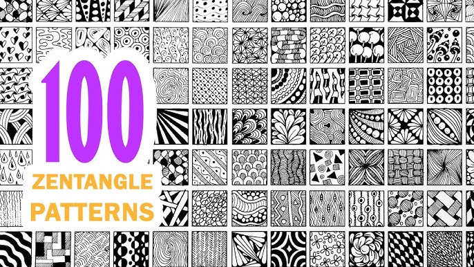 100 zentangle patterns ✺ 100 doodle patterns ✺ 100 mandala patterns - YouTube 100-zentangle-patterns-100-doodle-patterns-100-mandala-patterns-youtube