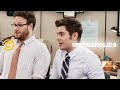 The Workaholics Guys Find a New Cubicle Mate (feat. Seth Rogen and Zac Efron) - Uncensored