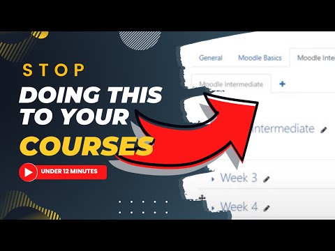 How to stop the scroll of death in Moodle Courses