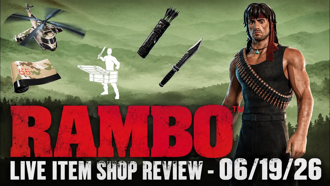 NEW RAMBO COLLAB TONIGHT (Live Item Shop Review Stream - 06/19/26)