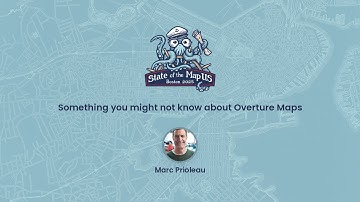 Something you might not know about Overture Maps ~ Marc Prioleau