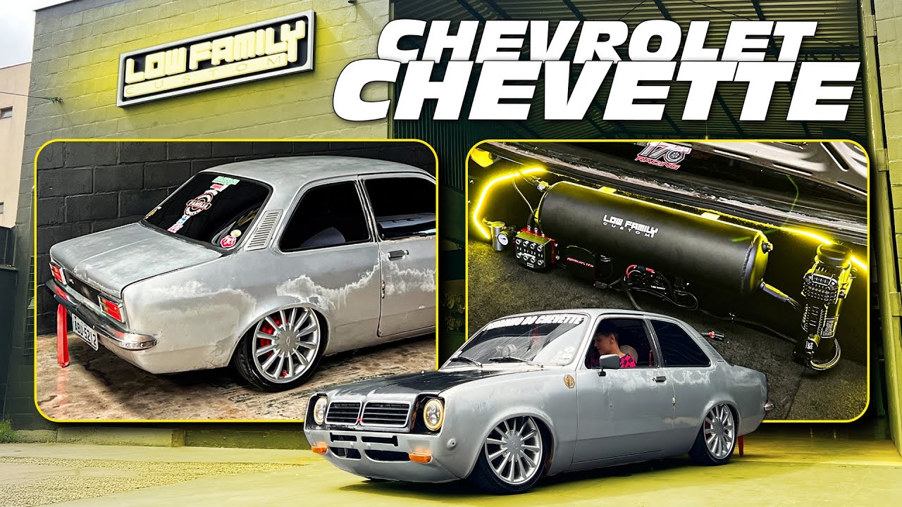 INSTALAMOS SUSPENSÃO A AR + UM PORTA MALAS SOB MEDIDA NESSE CHEVETTE!