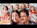 NEW YEARS RESOLUTIONS & GOALS 2021 | LARGE FAMILY OF 10