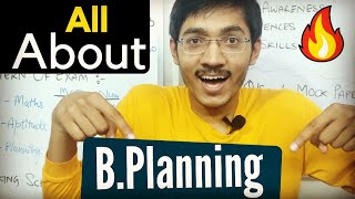 All about B.Planning 2021 Exam Pattern | Marking Scheme | Syllabus | FREE Mocks and PYQ's by sachin