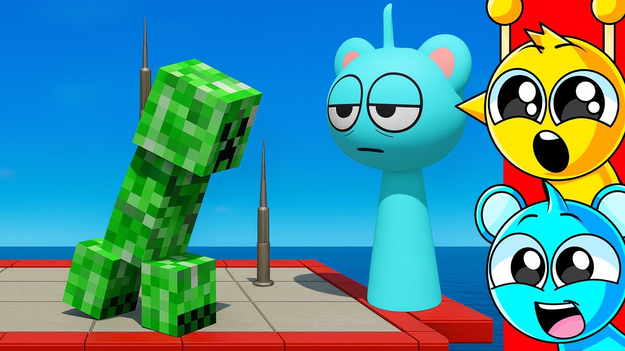 SPRUNKI vs MONSTERS In Minecraft...