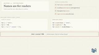 Names Are for Readers - Variable Naming That Explains Itself | shCode 1.3