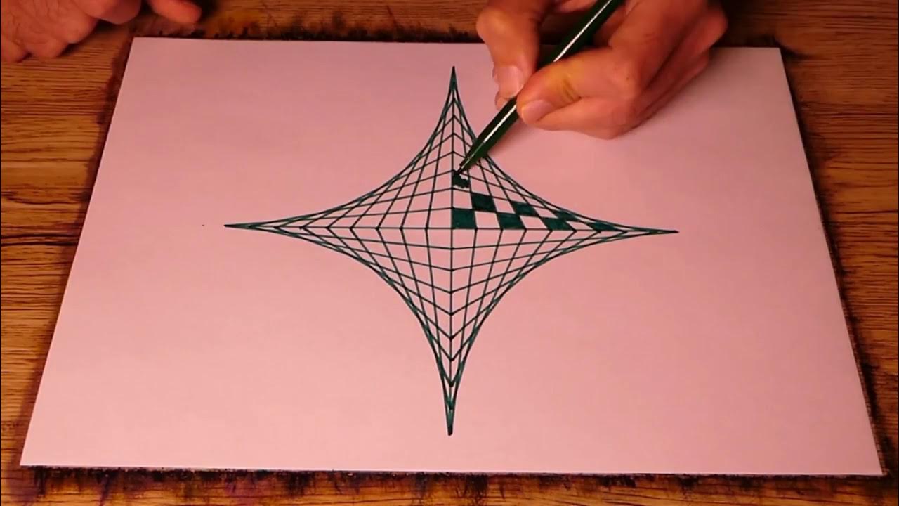 Learn To Paint 3D Geometric Lozenge Art Spirograph Tutorial YouTube