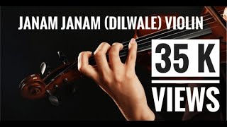JANAM JANAM | DILWALE | VIOLIN | COVER #guiter#jamming #srk #violin #utube#arijitsingh #kajal#viral
