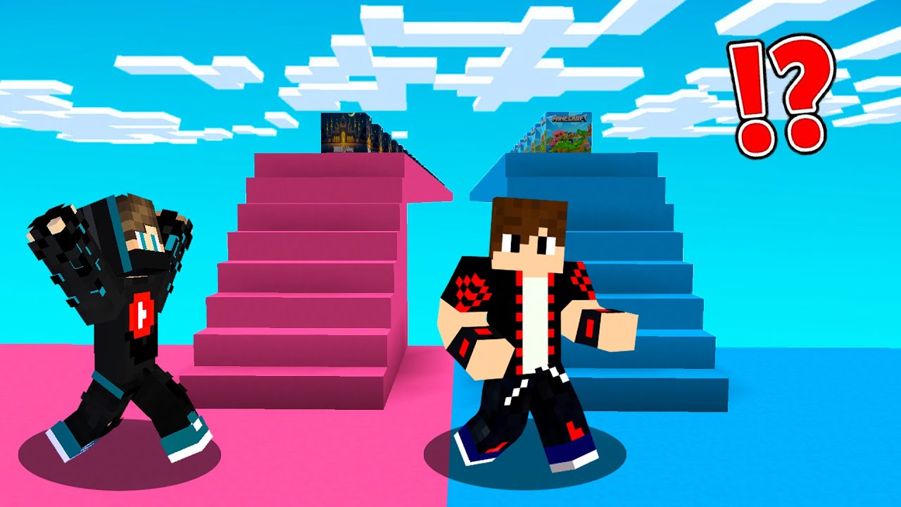 ماين كرافت : طريق حظ دمية لعبة الحبار ضد وحش لعبة الحبار ولكن الحظ عشوائي !!؟ 😱🔥