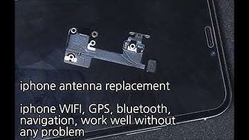 iphoneX WIFI GPS Bluetooth problem solution (wifi gps bluetooth antenna replacement) (EN ver)
