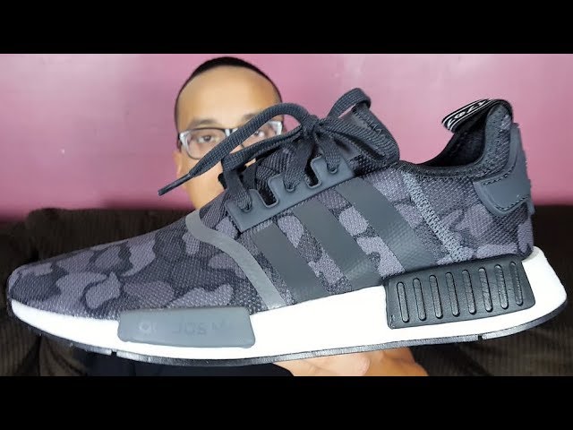 Another NMD?!?!? Adidas NMD R1 Duck Camo Core Black 2018 Review! - YouTube