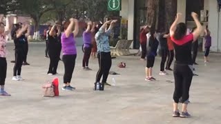 #Exercise#Urban Garden# Exercise Time, ហាត់ប្រាណ