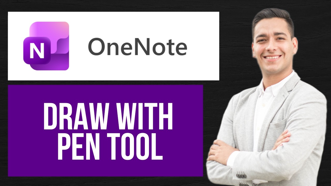 How to Draw With Pen Tool in OneNote | Access Drawing Tools - YouTube