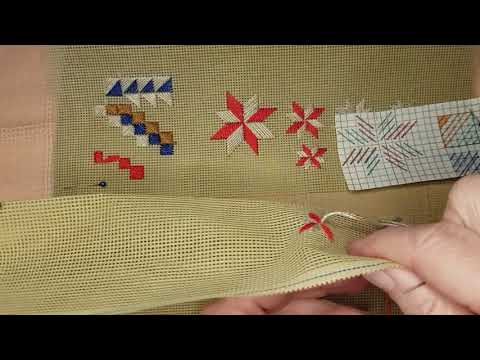 βυζαντινη βελονια πως γινεται - Embroidery byzantine stitch