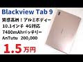 Blackview Tab 9【開封】10.1インチ格安Androidタブレット 大容量バッテリー 7480mAhを搭載し4G通信にも対応 アルミボディで質感もGood！ 専用のケースまで付属してます